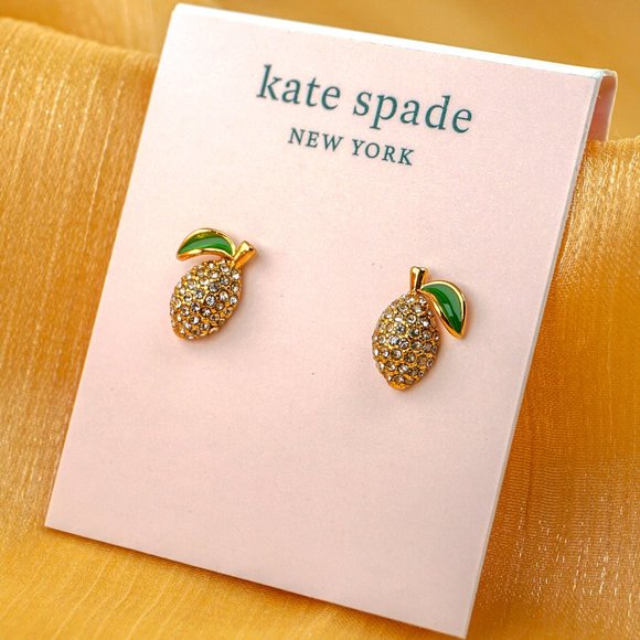 Kate Spade Fruity Lemon Studs - Picture 2 of 4